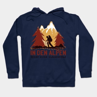 Home in the Alps - Outdoor - Gift - Hiking Hoodie